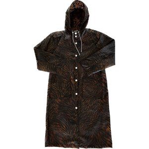 GANNI Tiger Print Rain Coat